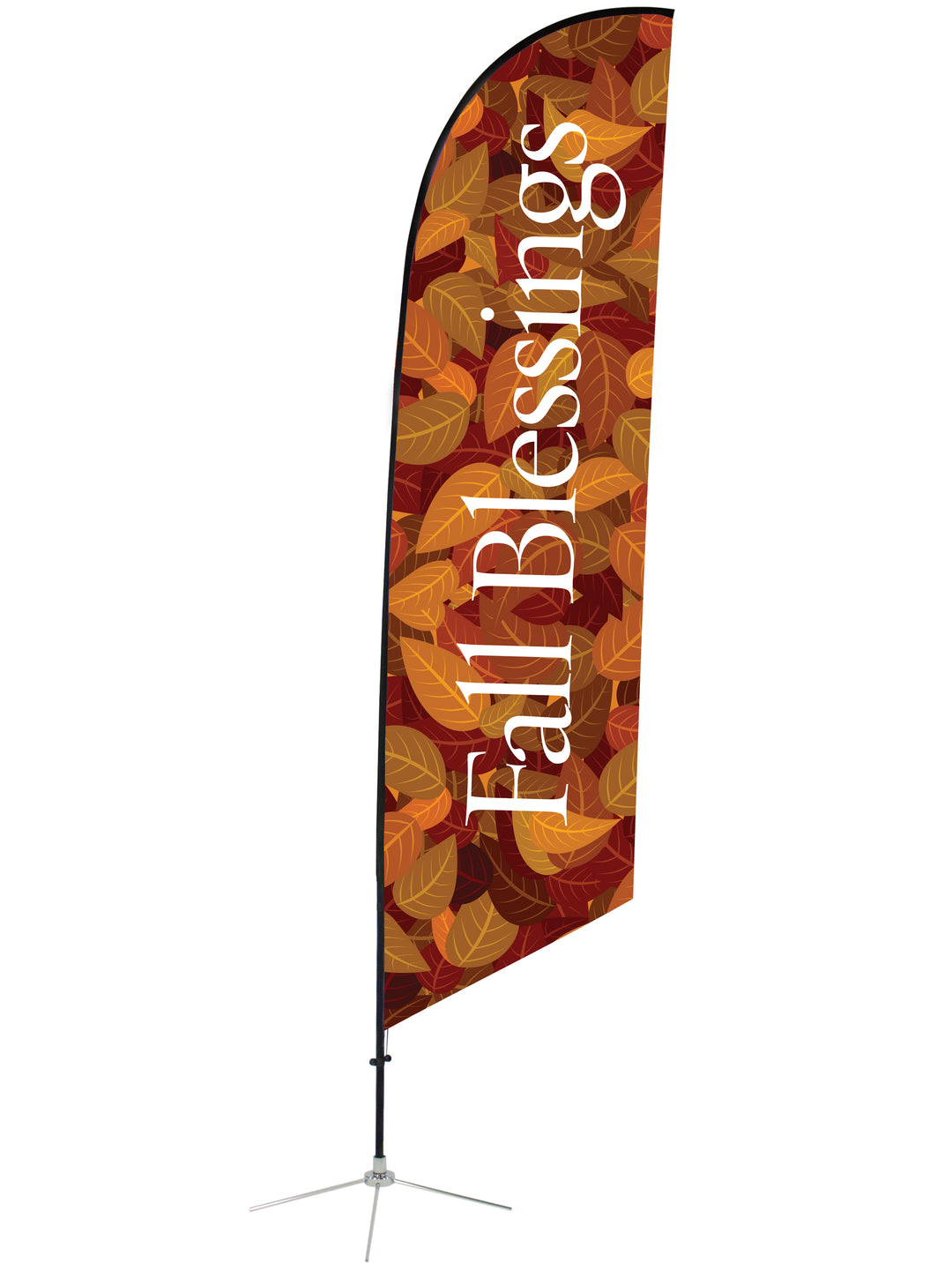 Fall Blessings Angled Lawn Feather Flag