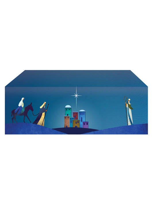 Silent Scenes of Christmas Altar Frontal Cloth