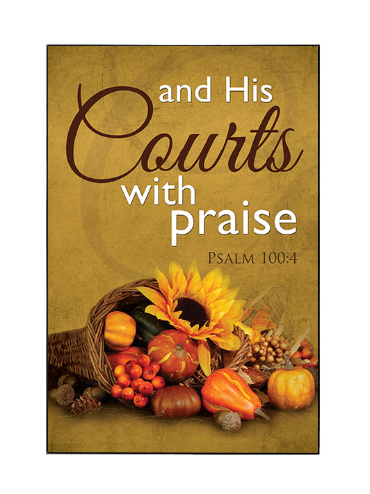 SEG Wall Art Bountiful Harvest Courts with Praise