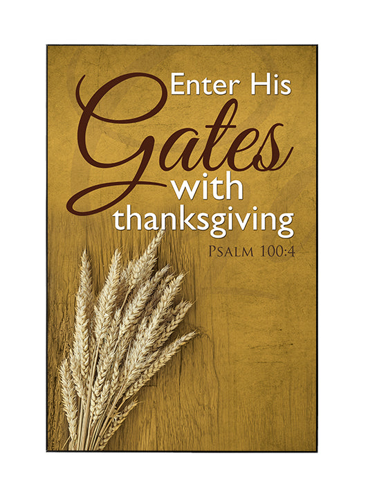 SEG Wall Art Bountiful Harvest Enter His Gates