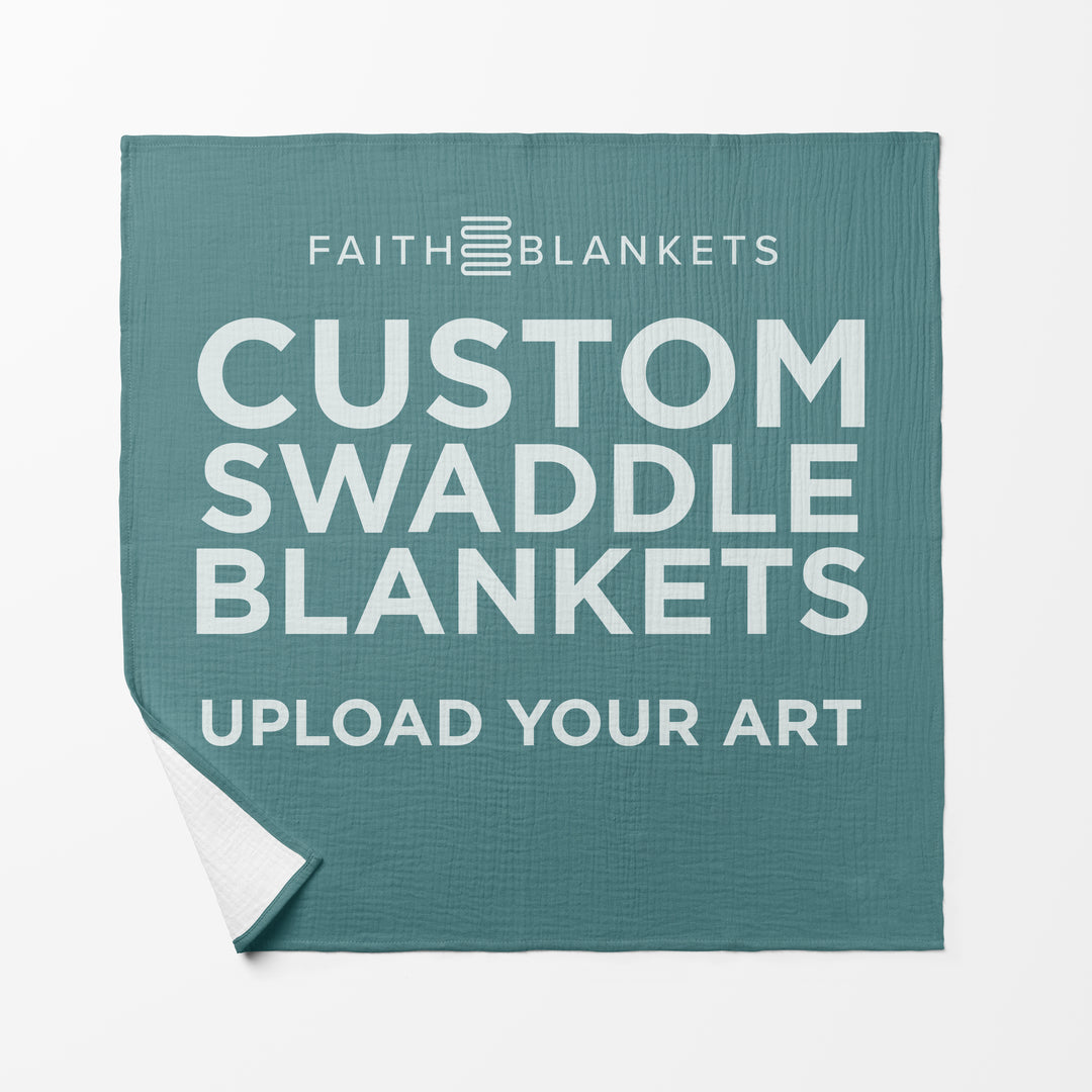 Custom Baby Swaddle Faith Blanket