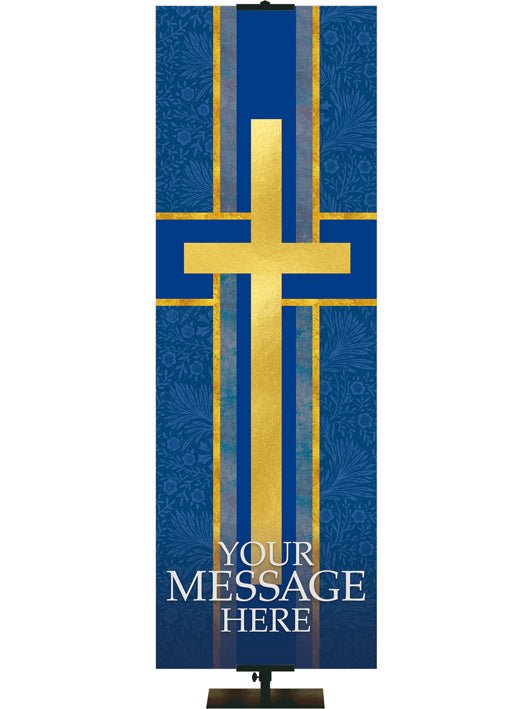 Custom Banner Cross Symbol and Grace Tapestries of Faith