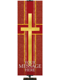 Custom Banner Cross Symbol and Grace Tapestries of Faith