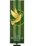 Custom Banner Dove Symbol and Holy Tapestries of Faith