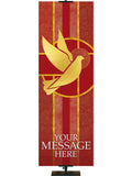 Custom Banner Dove Symbol and Holy Tapestries of Faith