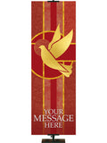 Custom Banner Dove Symbol and Peace Tapestries of Faith