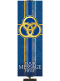 Custom Banner Trinity Symbol Tapestries of Faith
