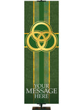 Custom Banner Trinity Symbol Tapestries of Faith