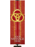 Custom Banner Trinity Symbol Tapestries of Faith