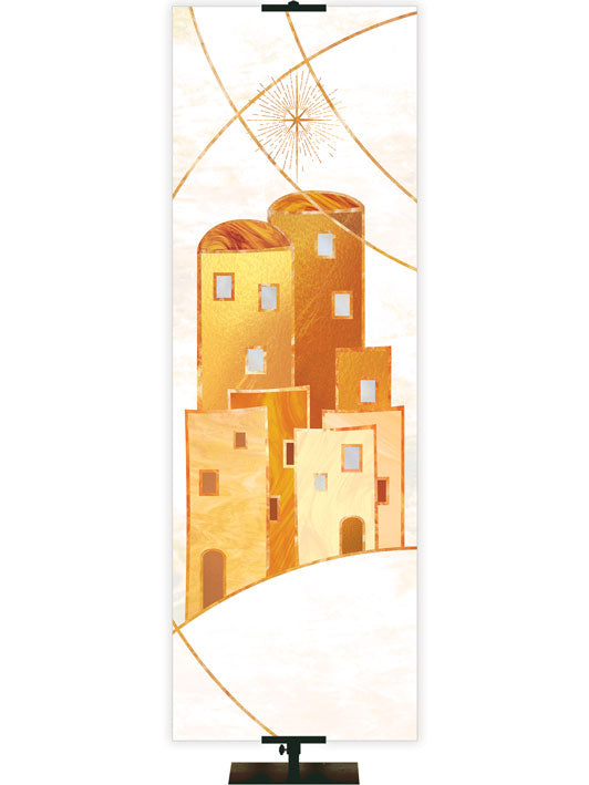Custom Banner A Savior is Born Luminescent Christmas