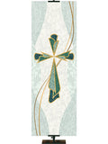 Cross Right 2x6 Format Easter Mosaic