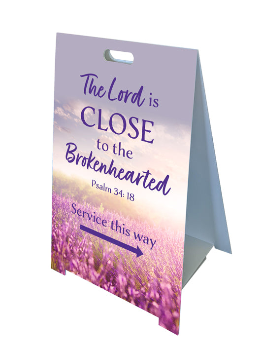 Memorial Fold-a-Frame™ Lavender The Lord is Close