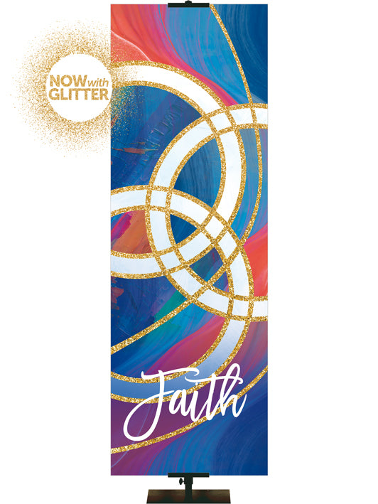 Frescoes of Faith - Faith - with Glitter Accents