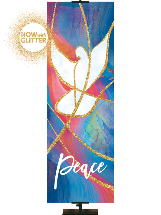 Frescoes of Faith - Peace - with Glitter Accents