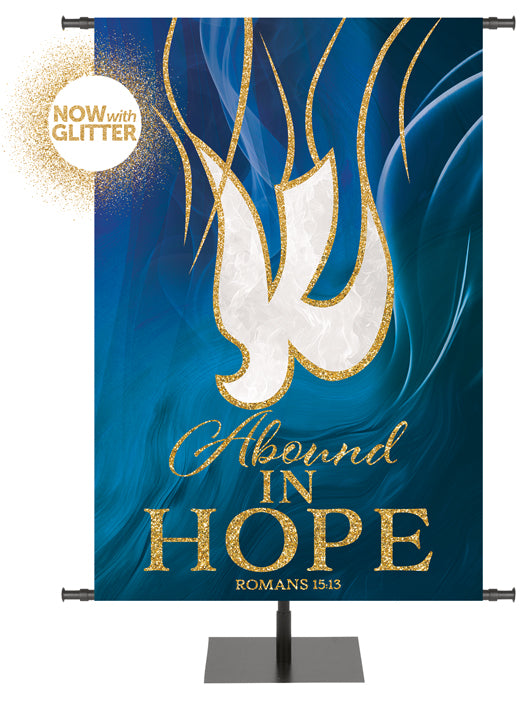 Invite the Spirit Abound In Hope with Glitter Accents