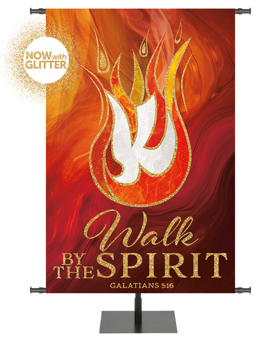 Invite the Spirit Walk By The Spirit with Glitter Accents