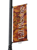 Light Pole Banner Fall Blessings