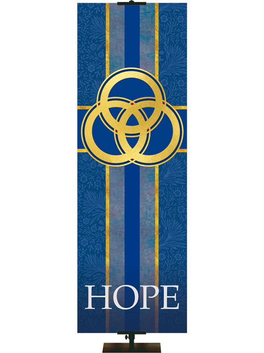 Trinity Symbol and Hope Tapestries of Faith