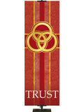 Trinity Symbol and Trust Tapestries of Faith