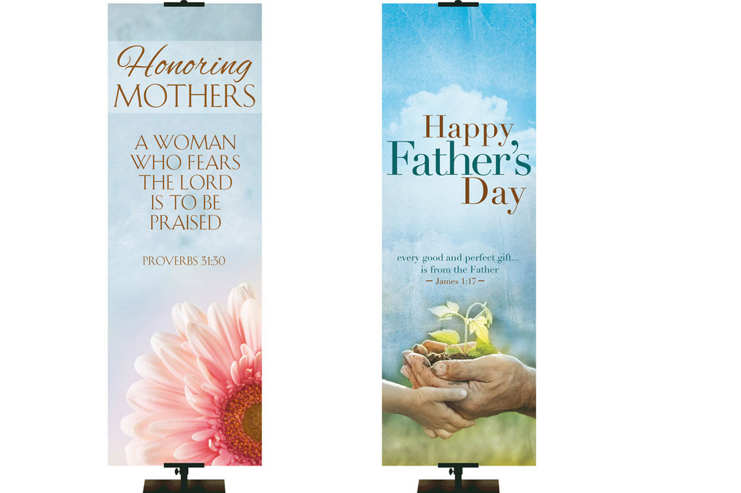Buy One Get One Free Mother's Day & Father's  Day Banner Offer