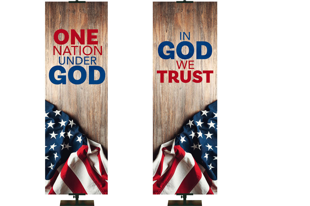 Buy One Get One Free Patriotic Banner Offer