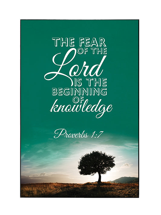 SEG Wall Art Words of Wisdom Beginning of Knowledge