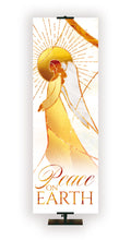 Peace on Earth Luminescent Christmas Angel with gold accents in White or Red