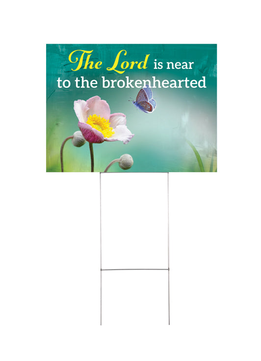 Memorial Custom Yard Sign The Lord is Near