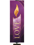 Colors of Liturgy Advent Love - Advent Banners - PraiseBanners