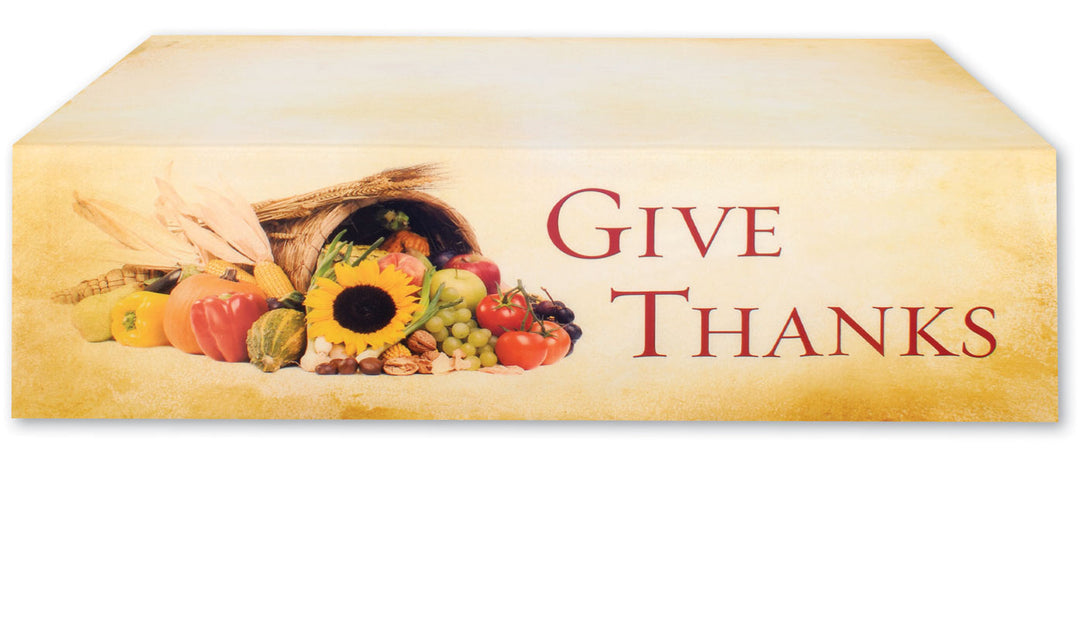 Church Altar Cloth Thanksgiving Cornucopia