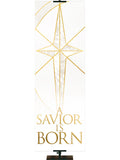 A Savior Is Born Christmas Liturgical Banner