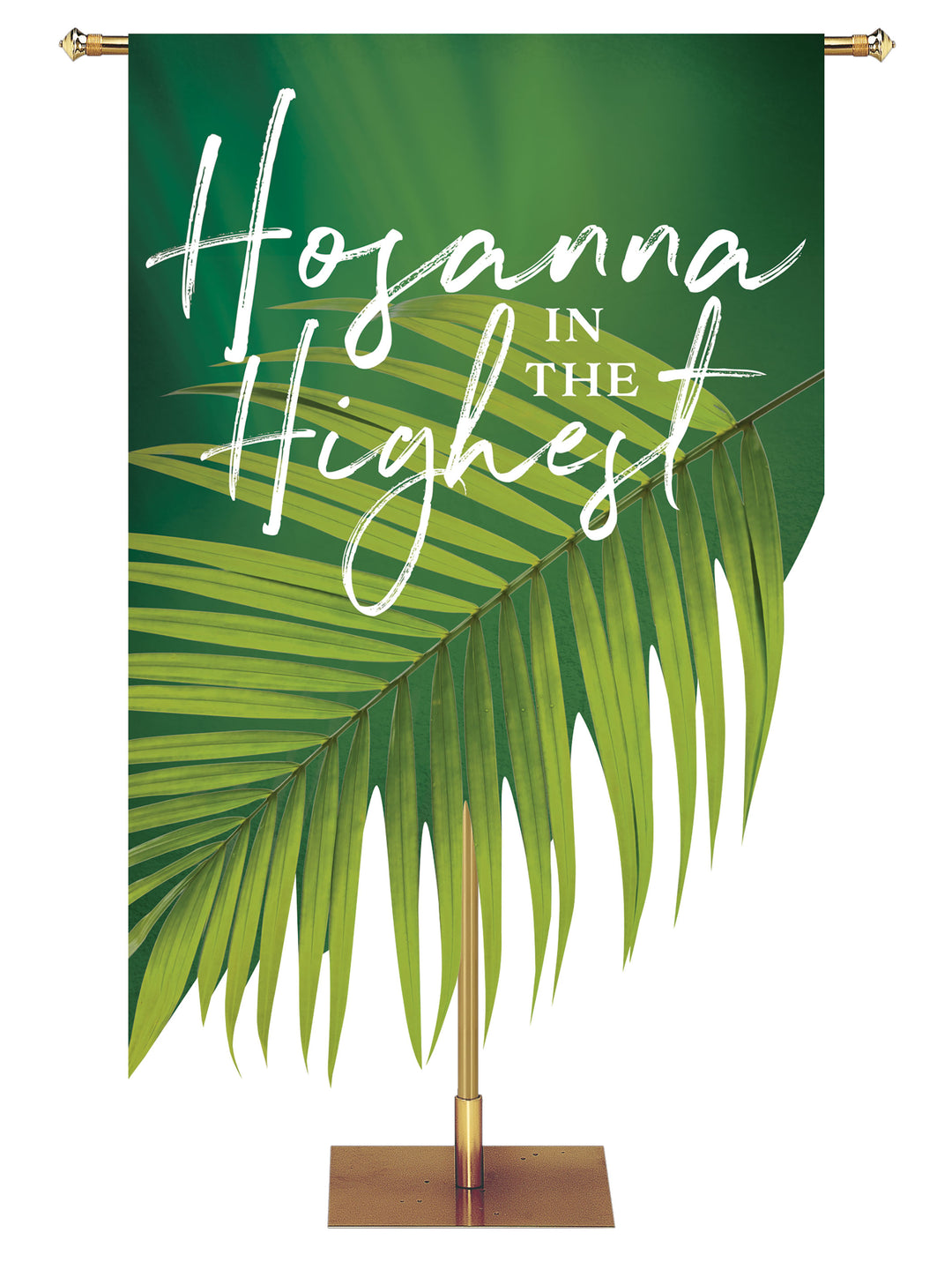 Contours of Easter Hosanna Palm - Easter Banners - PraiseBanners