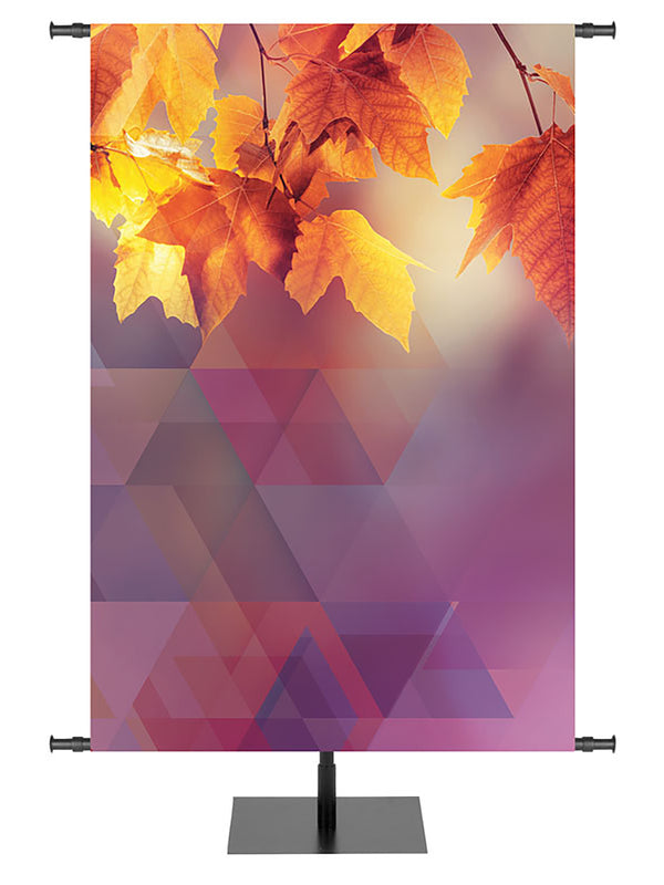 Custom Banner Autumn Prisms His Courts With Praise