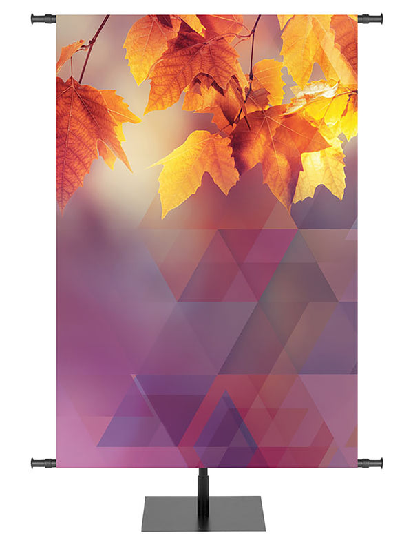 Banner personalizado Los prismas de otoño entran por sus puertas