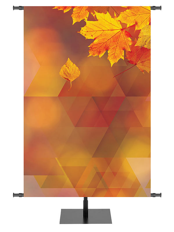 Banner personalizado Prismas de otoño Su amor perdura para siempre