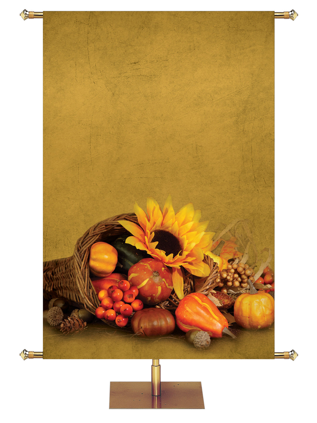 Custom Banner Bountiful Harvest Courts with Praise - Custom Fall Banners - PraiseBanners