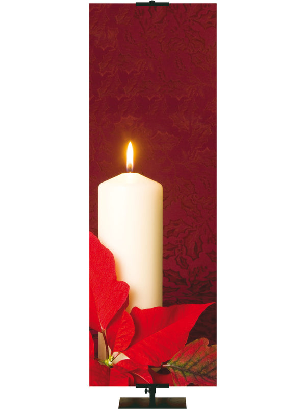 Colores de pancartas personalizadas de Navidad Emanuel, Dios con nosotros