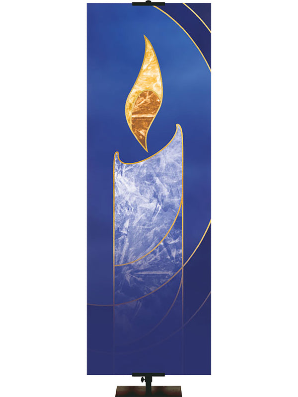 Christmas Liturgy Custom Banner Candle Right