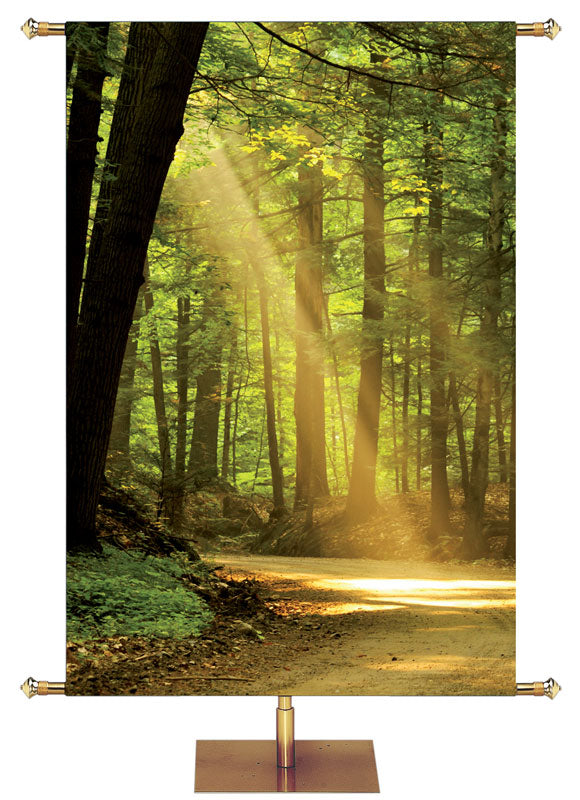 Forest Road Custom Banner - Custom Year Round Banners - PraiseBanners