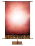 Custom Contemporary Scripture Banner Background in Amethyst, Blue, Green, Orange, Purple, Red, Teal and Yellow