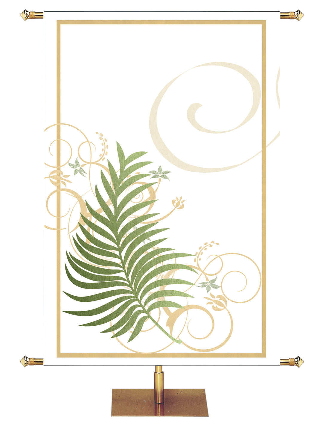 Custom Palm Leaf Foil - Custom Easter Banners - PraiseBanners