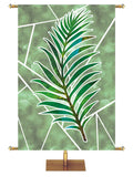 Custom Eternal Emblems of Easter Banner Palm Left - Custom Easter Banners - PraiseBanners