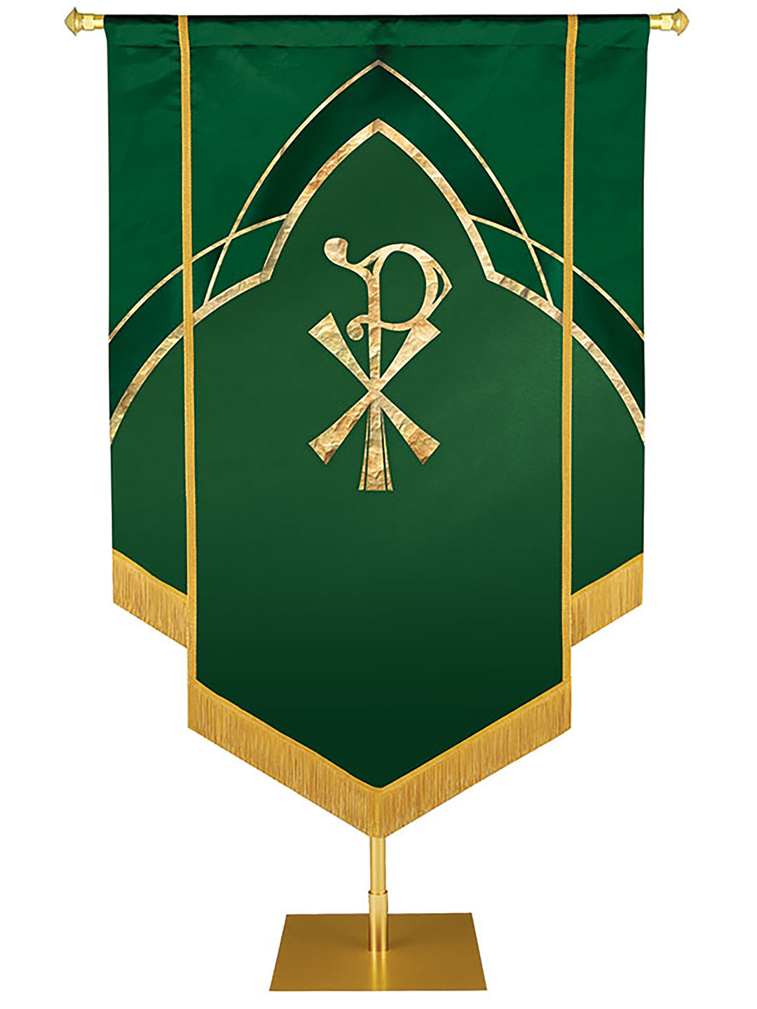 Custom Eternal Emblem Chi-Rho Hand-Embellished Banner