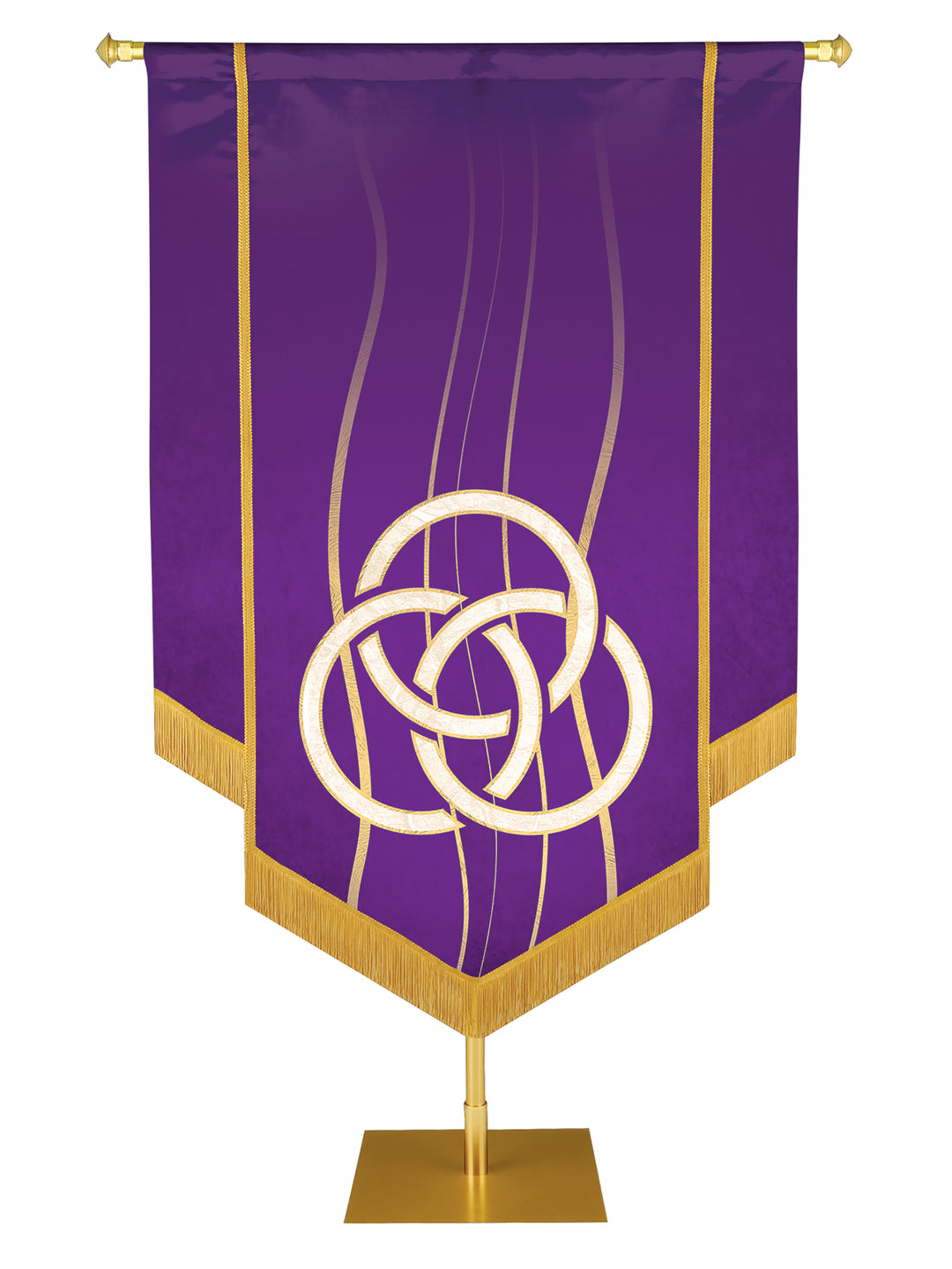 Custom Experiencing God Trinity Hand-Embellished Banner