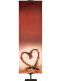 Heart Custom Banner - Custom Year Round Banners - PraiseBanners