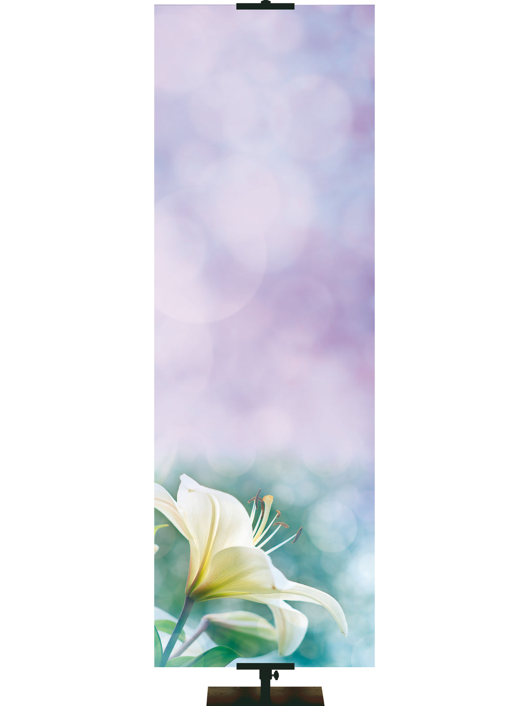 Easter Truths Custom Lilies Left Banner - Custom Easter Banners - PraiseBanners
