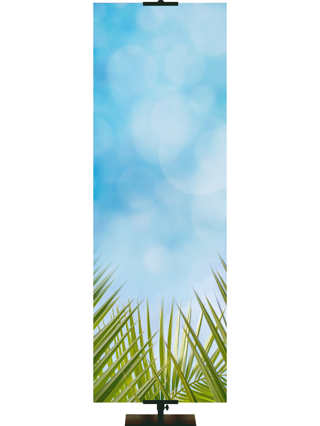 Easter Truths Custom Sky and Palms Left Banner - Custom Easter Banners - PraiseBanners