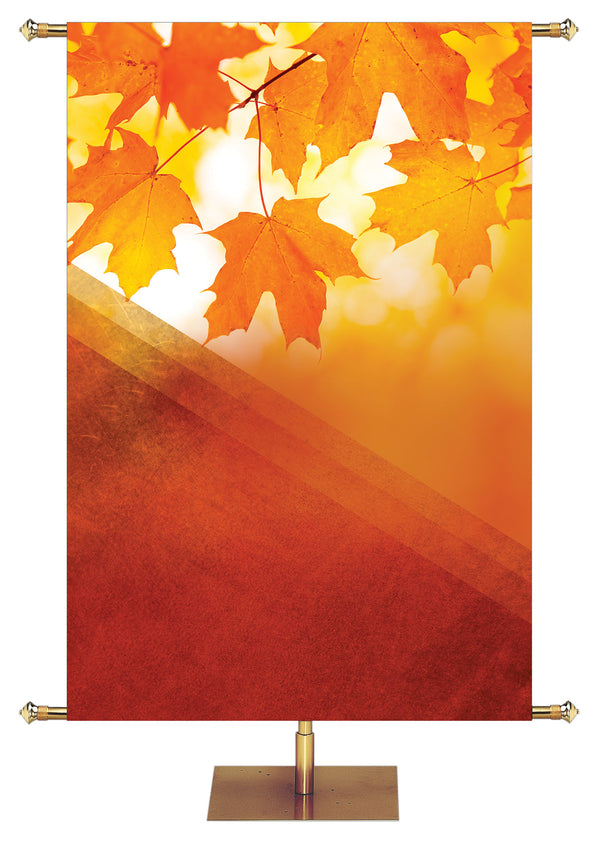 Banner personalizado Cosecha dorada Damos gracias a su Santo Nombre