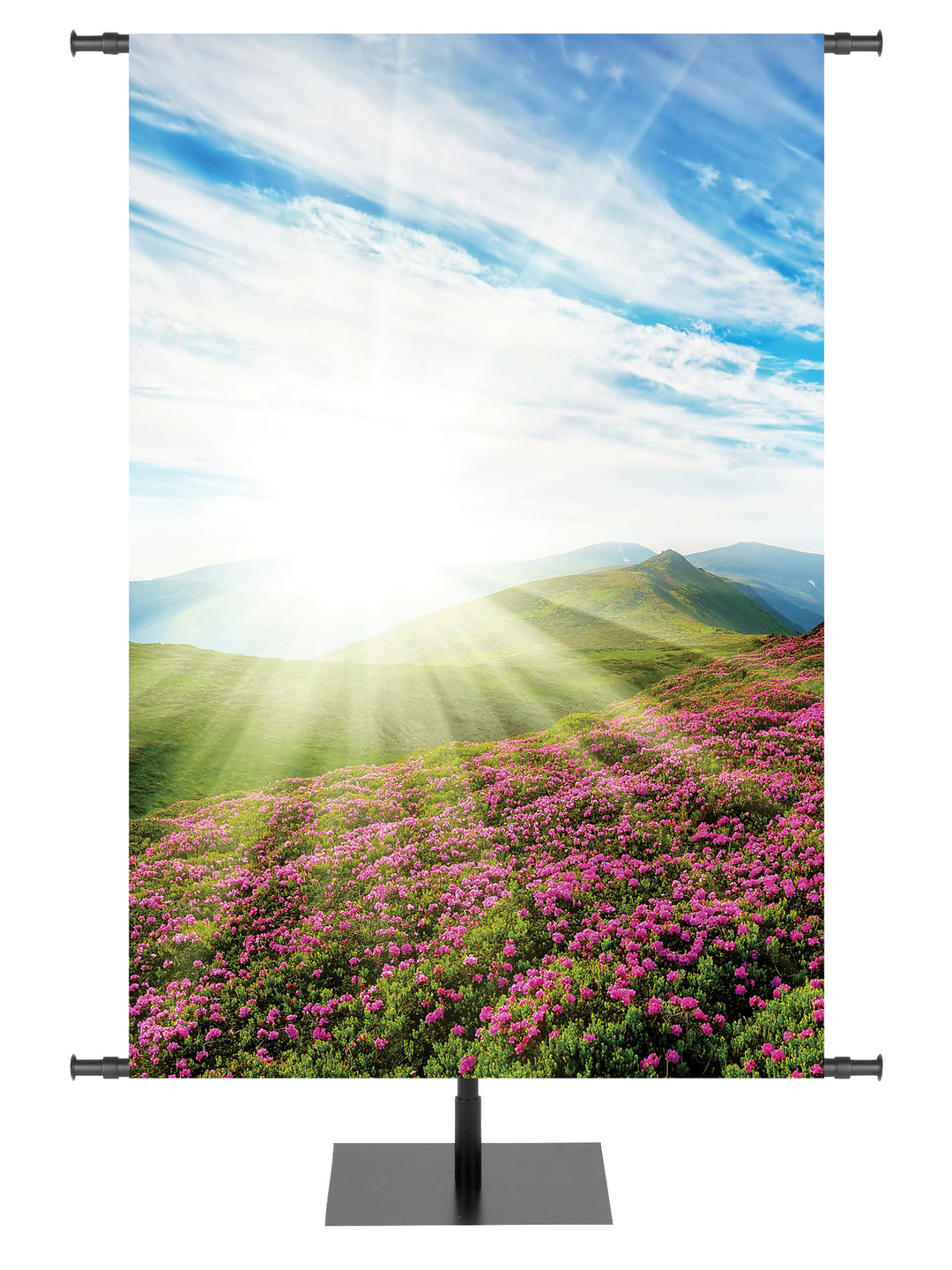 Custom Sunrise on Field Hope of Spring Banner - Custom Easter Banners - PraiseBanners