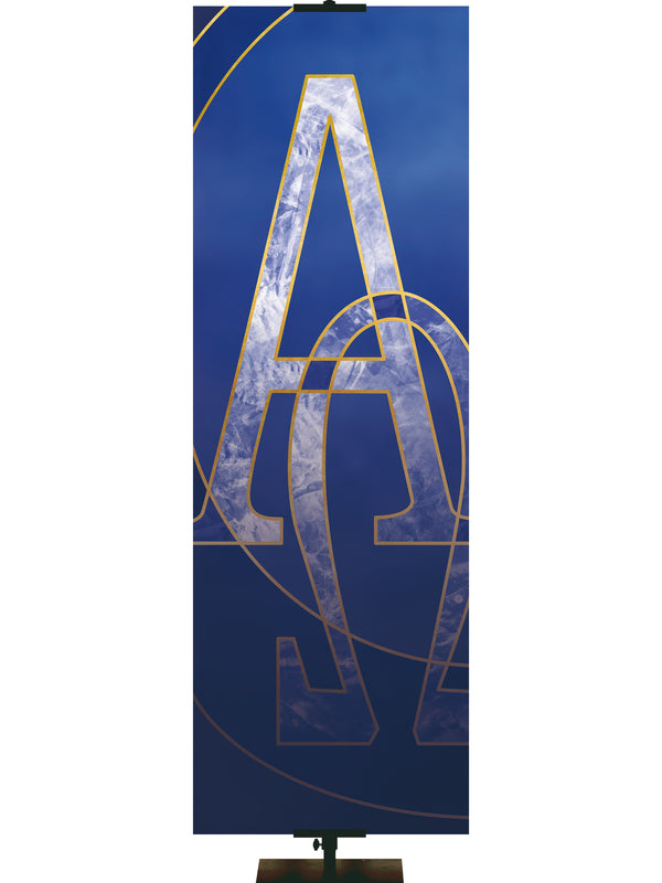 Couleurs personnalisées des bannières de la liturgie Alpha Omega